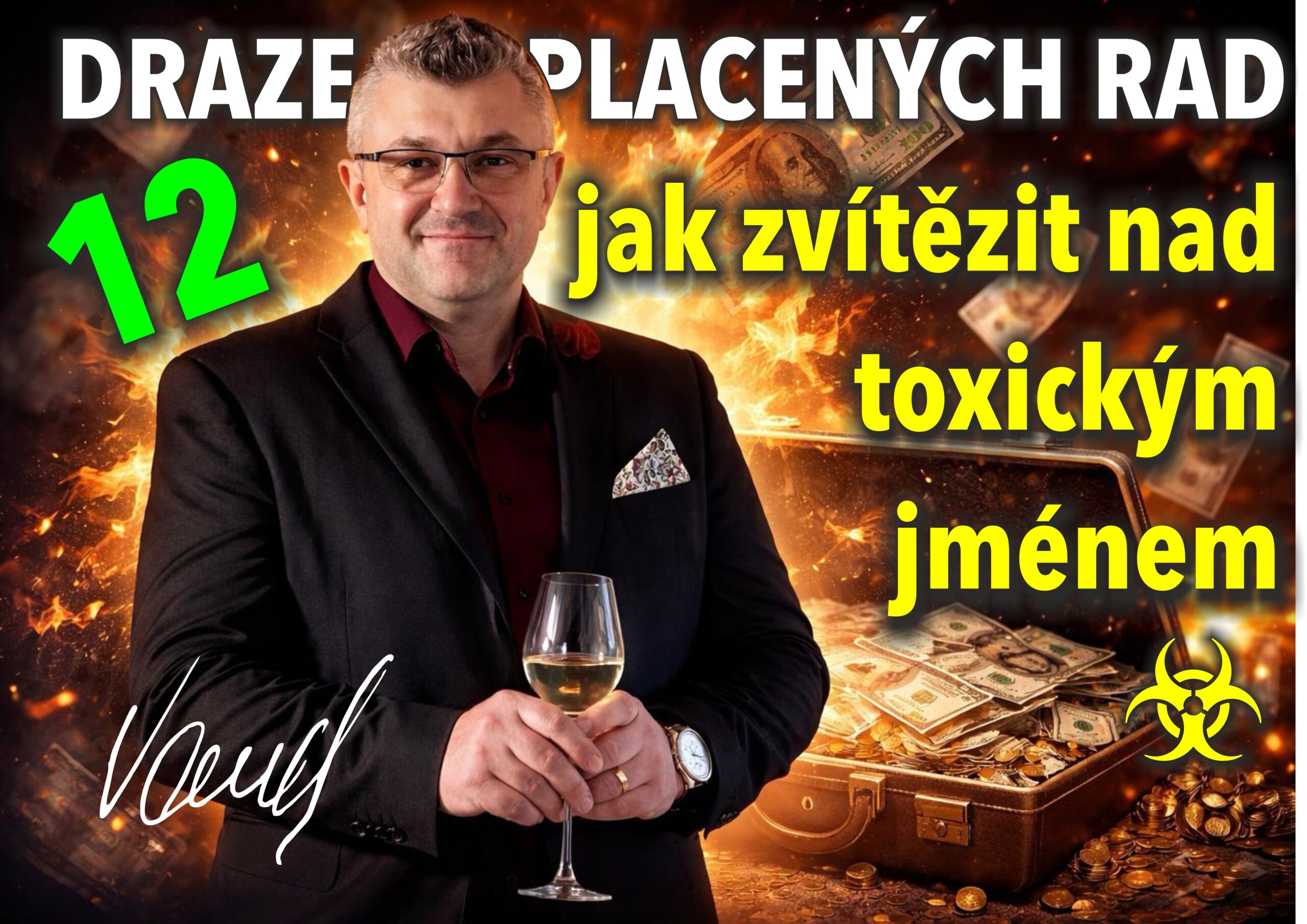 Toxicita závěr – Na závěr 12 cenných rad jak vyhrát nad systémem, máte-li toxické jméno. Draze zaplacené! 